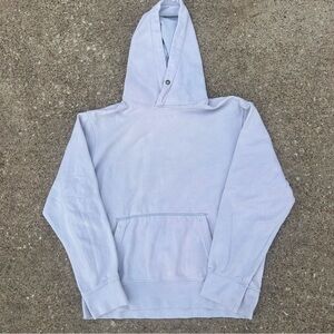 American Eagle Outfitters Light Gray Hoodie Sweater